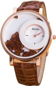 Style Feathers HalfMoon-Brown Analog Watch  - For Girls