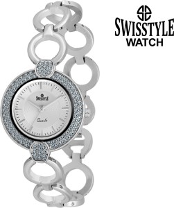 Swisstyle SS-LR1022-WHT-CH Analog Watch  - For Girls