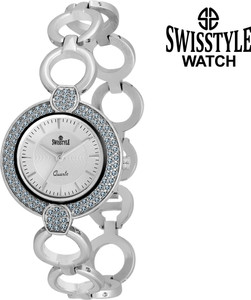 Swisstyle SS-LR1022-WHT-CH Analog Watch - For Girls