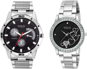 YOLO YCP-004 pair Analog Watch - For Couple