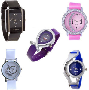 Spinoza Diamond studded letest collaction with beautiful attractive peacock S09P02 Analog Watch - For Women