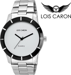 Lois Caron LCS-4111 WHITE DIAL Analog Watch - For Men