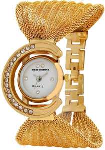 Hari Krishna Enterprise H Glory Golden Analog Watch - For Girls