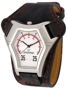 Dezine DZ-GR081-BLK-BLK Analog Watch - For Men