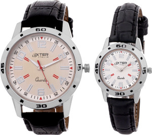 Oxter Combo Analog Watch For Couple Buy Oxter Combo Analog
