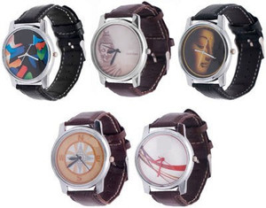 Jack Klein Graphic 1_Graphic 2_Graphic 3_Graphic 4_Graphic 5 Analog Watch - For Men