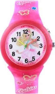 COSMIC Cosmic Amazing Barbie Pink Kids Watch With 14 Multi Color Light.B-07 Analog Watch  - For Girls