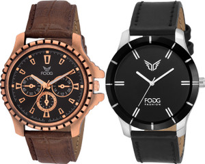 Fogg Unique Combo of 2 Watches 5058 Modish Analog Watch - For Men