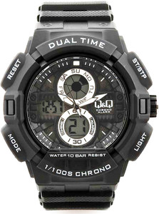 Q&Q GW81N001Y 1/100S CHRONO Analog-Digital Watch - For Men