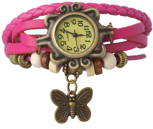 Felizo Vintage Pink Analog Watch - For Women
