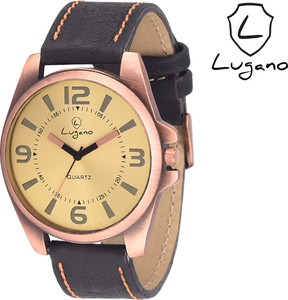 Lugano DE 1036 Antique Series Analog Watch - For Men