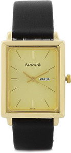 Sonata NG7078YL04 Fiber Collection Analog Watch - For Men