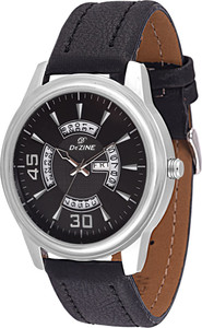Dezine DAY AND DATE DISPLAY-GR1033BLK Analog Watch - For Men