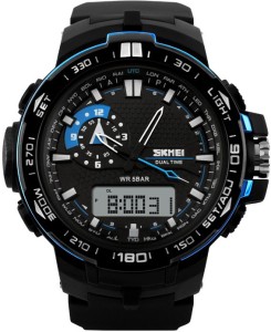 Skmei GM1801BLU LCD Analog-Digital Watch  - For Men