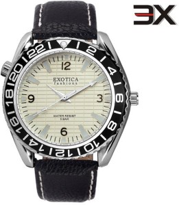Exotica Fashions EFG-14-LS-WHITE-New New Series Analog Watch  - For Men