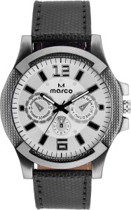 Marco MR-GR234-WHT-BLK Analog Watch  - For Men