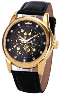 Addic Winner Super-Luxury (Without Battery For Life!) Analog Watch - For Men