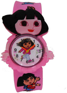 S S TRADERS Kids Red Colour Analog Watch - For Girls