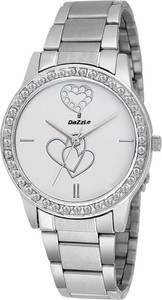 Dazzle DZ-LR2014-WHT Jewel Analog Watch - For Women