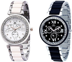 Besticon BI-1105 IIK Collection Combo of Analog Wrist Watch For Women (IIK-1004W-1005W) Analog Watch - For Girls
