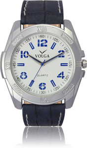 Volga VLW050024 Casual Leather belt With Designer Stylish Branded Fancy box Analog Watch - For Men