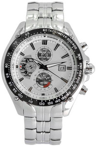 Dazzle GENTS CURION011-WHITE-STEEL Analog Watch - For Boys