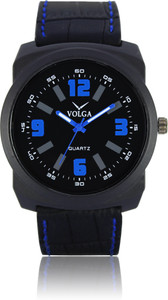 Volga VLW050032 Sports Leather belt With Designer Stylish Branded Analog Watch - For Men