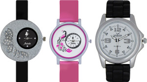 Frida Designer VOLGA Beautiful New Branded Type Watches Men and Women Combo260 VOLGA Band Analog Watch - For Couple