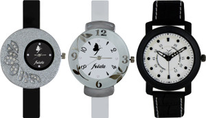 Frida Designer VOLGA Beautiful New Branded Type Watches Men and Women Combo380 VOLGA Band Analog Watch - For Couple