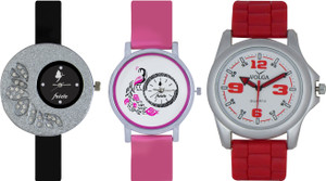 Frida Designer VOLGA Beautiful New Branded Type Watches Men and Women Combo262 VOLGA Band Analog Watch - For Couple