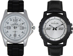 Volga Branded Leather Quality Designer Dial Diwali Special Combo31 Designer Sport Looks WaterProof Mens Watch Analog Watch - For Men