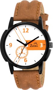 Ziera ZR7028 Stylish Pattern Corporate Imperial brown Analog Watch  - For Men