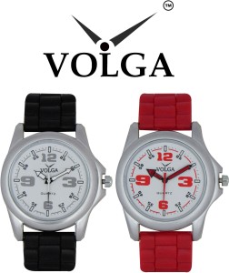Volga Branded Fancy Look New Latest Awesome Collection Young Boys Qulity Lather Waterproof Designer belt With Best Offers Super02 Analog Watch  - For Men