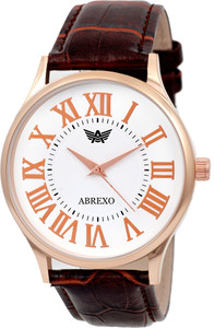 Abrexo Abx-3096BRN Formal Series Analog Watch - For Men