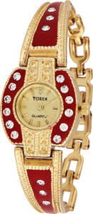 Torek Red Chain Analog Watch - For Girls