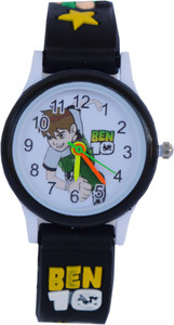 Creator Ben-10 Black Designer Round Dial(Very May Colours) Analog Watch - For Boys & Girls