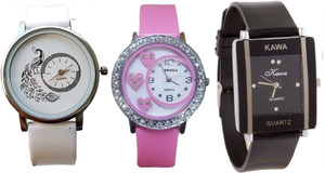 Spinoza Diamond studded letest collaction with beautiful attractive peacock S09P31 Analog Watch - For Women