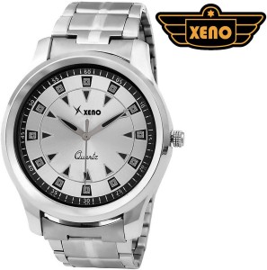 Xeno BN_C2D501 Silver Metal Silver Dial New Look Fashion Stylish Modish Analog Watch  - For Boys