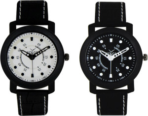 Volga Branded Leather Quality Designer Dial Diwali Special Combo261 Designer Sport Looks WaterProof Mens Watch Analog Watch - For Men
