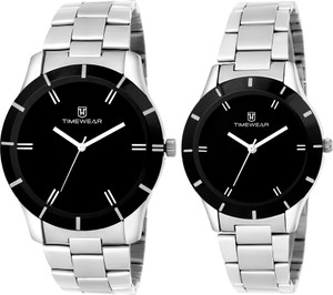 H Timewear 906CHBDTCOUPLE-1 Formal Collection Analog Watch - For Couple