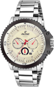 Dezine Date Display-DZ-GR646-WHT-CH Analog Watch - For Boys