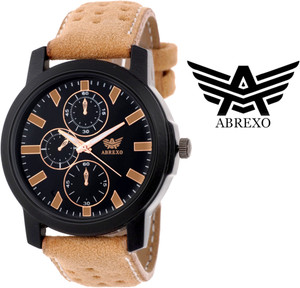 Abrexo Abx-1585-Brown CHRONOGRAPH PATTERN Analog Watch - For Men
