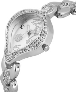 Youth Club DMLV-WHTWHT Smart Tee Studded Analog Watch - For Women