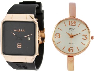 Style Feathers SY BK N SF Kd Rose Gold-001 Analog Watch  - For Men & Women