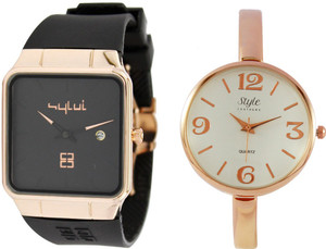 Style Feathers SY BK N SF Kd Rose Gold-001 Analog Watch - For Men & Women