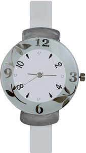 Keepkart Glory White Flower Round Dial Analog Watch - For Girls