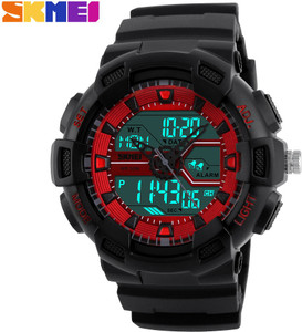 Skmei Gmarks-9811-Red Analog-Digital Watch - For Men & Women