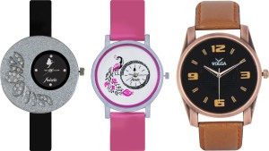 Frida Designer VOLGA New Branded Type Watches Men and Women Combo275 VOLGA Frida Couple Analog Watch  - For Couple