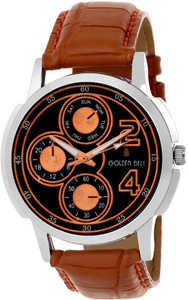Golden Bell GB-530BrnDD Analog Watch - For Men