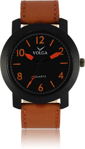 Volga VLW050019 Sports Leather belt With Designer Stylish Branded Fancy box Analog Watch - For Men